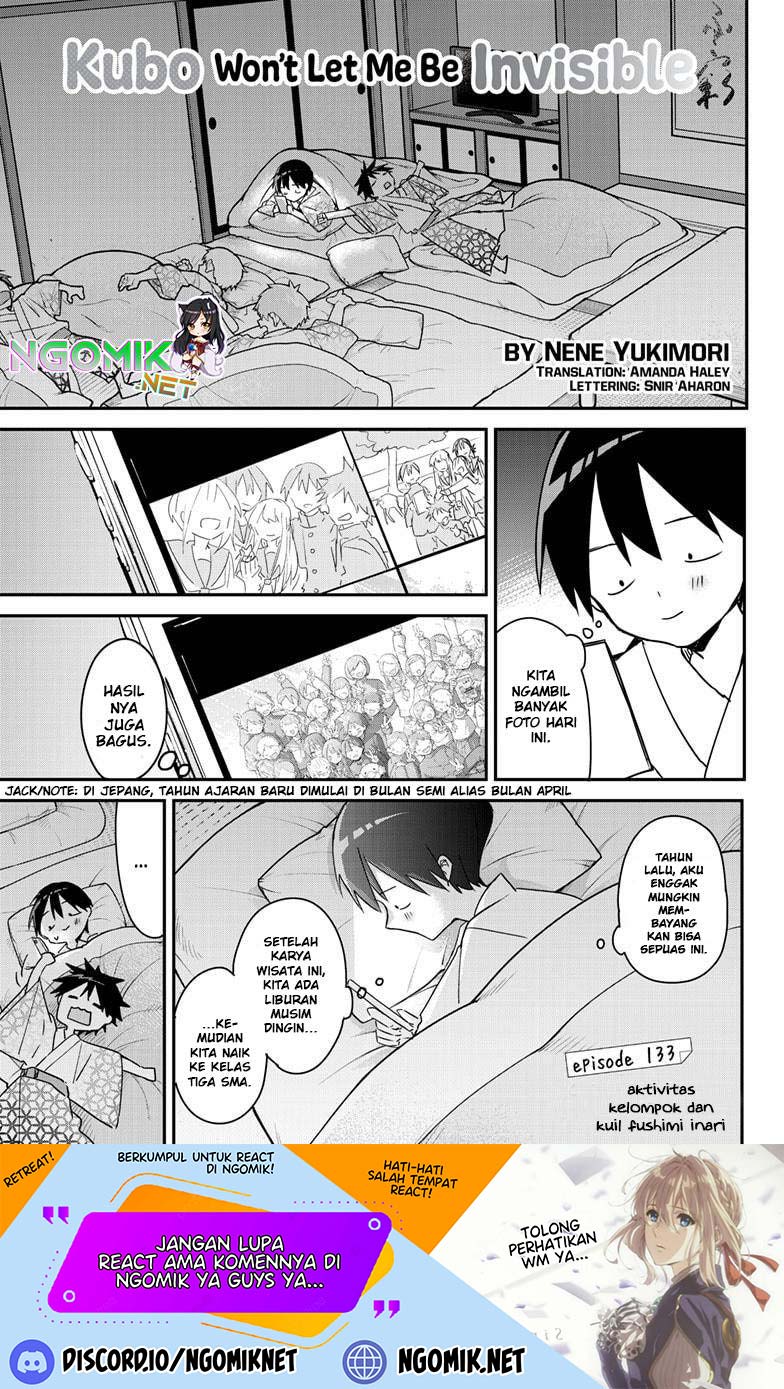 Kubo-san wa Boku (Mobu) wo Yurusanai Chapter 133 Gambar 2